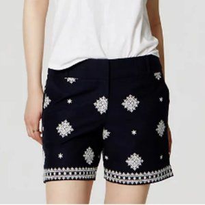 Loft Embroidered Riviera Shorts